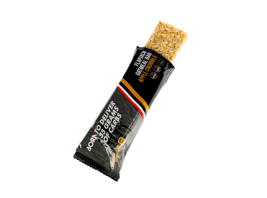 BORN Flapjack oatmeal bar apple crumble