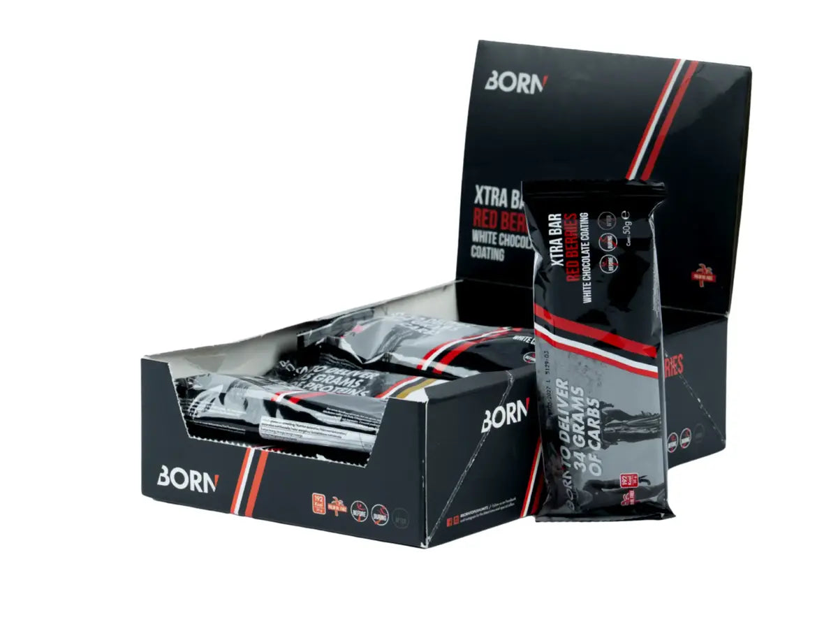 BORN XTRA bar red berries box