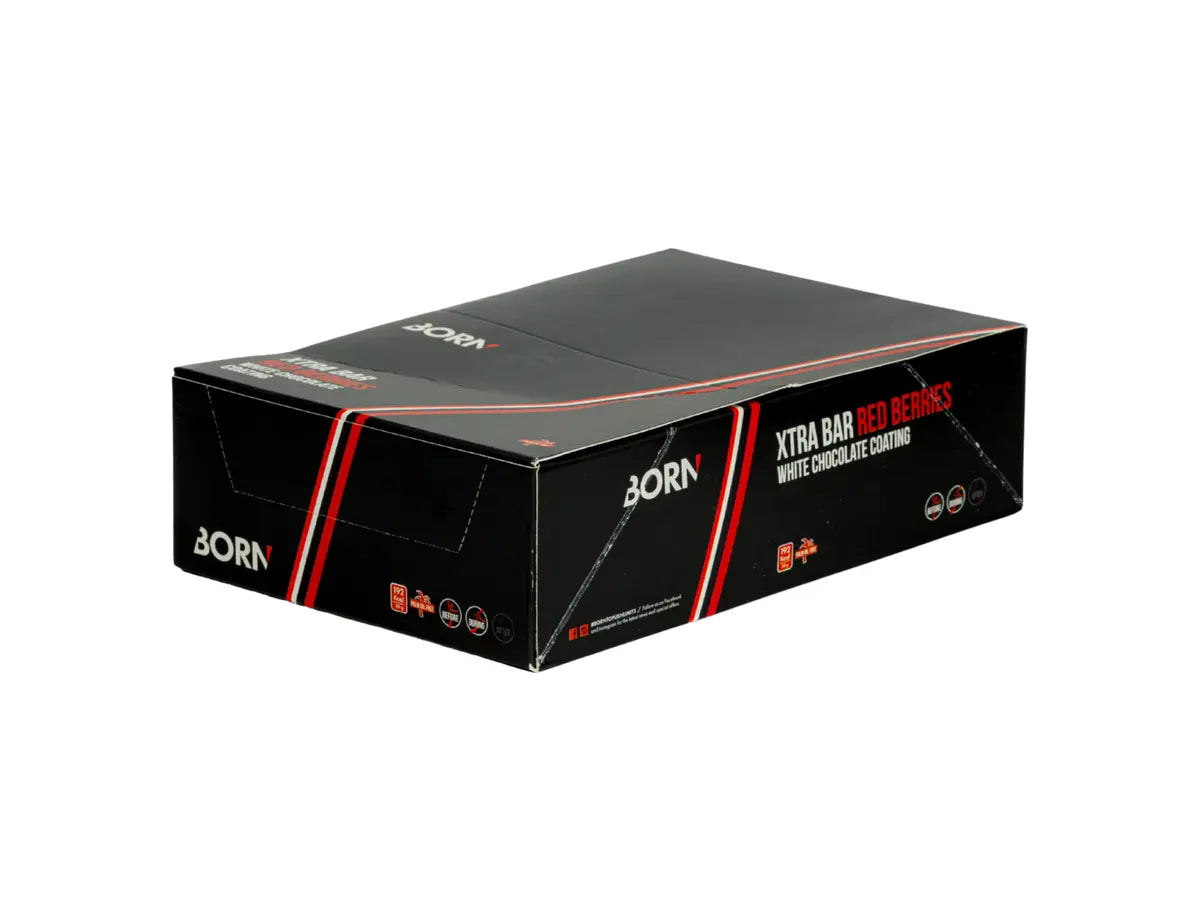 Box BORN XTRA bar red berries